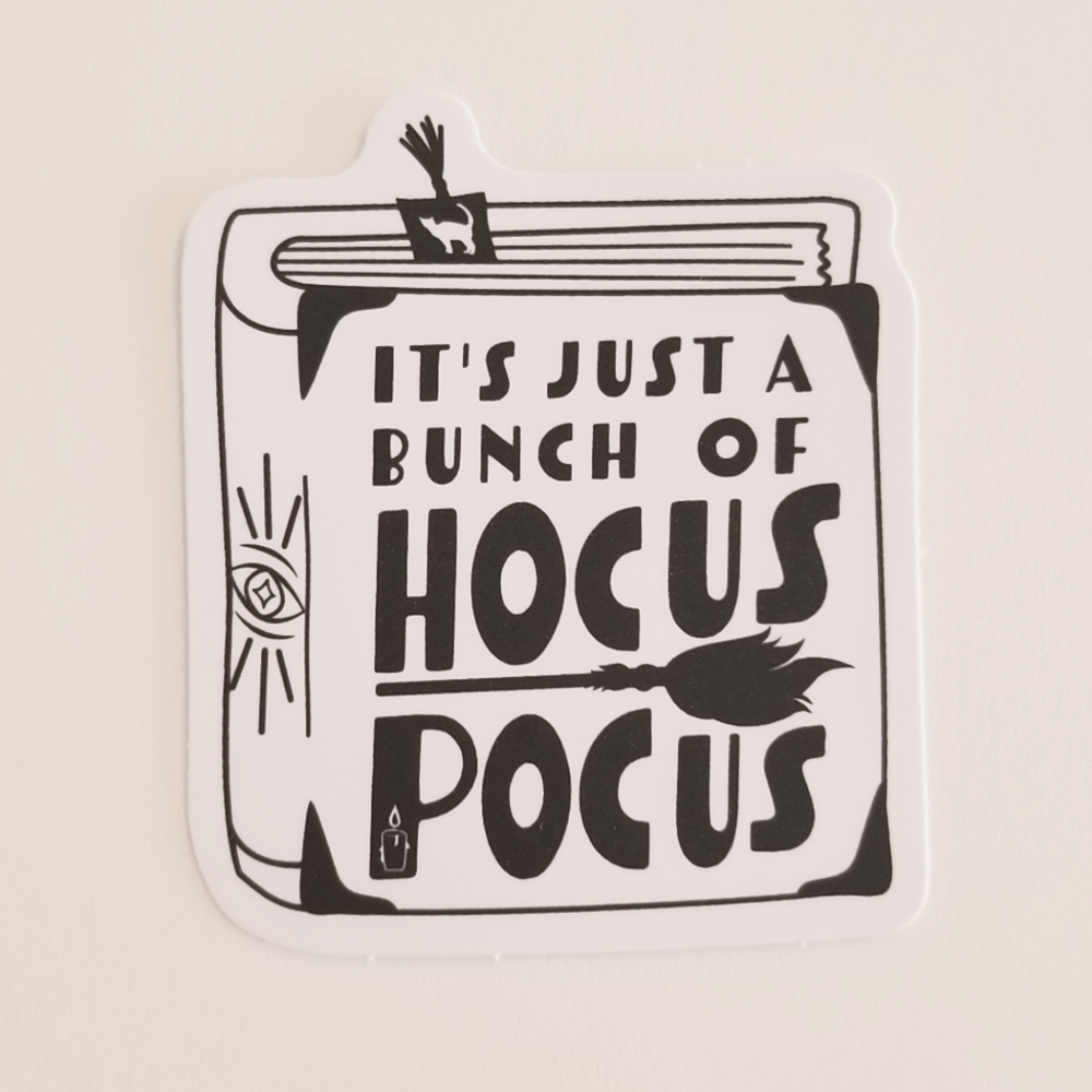 10/$10 Hocus Pocus Book Sticker